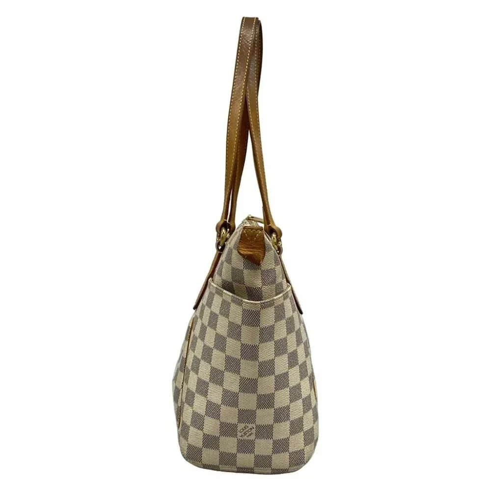 LOUIS VUITTON Totally PM N51261 Azur Damier FL0029 Shoulder Bag - Picture 4 of 14